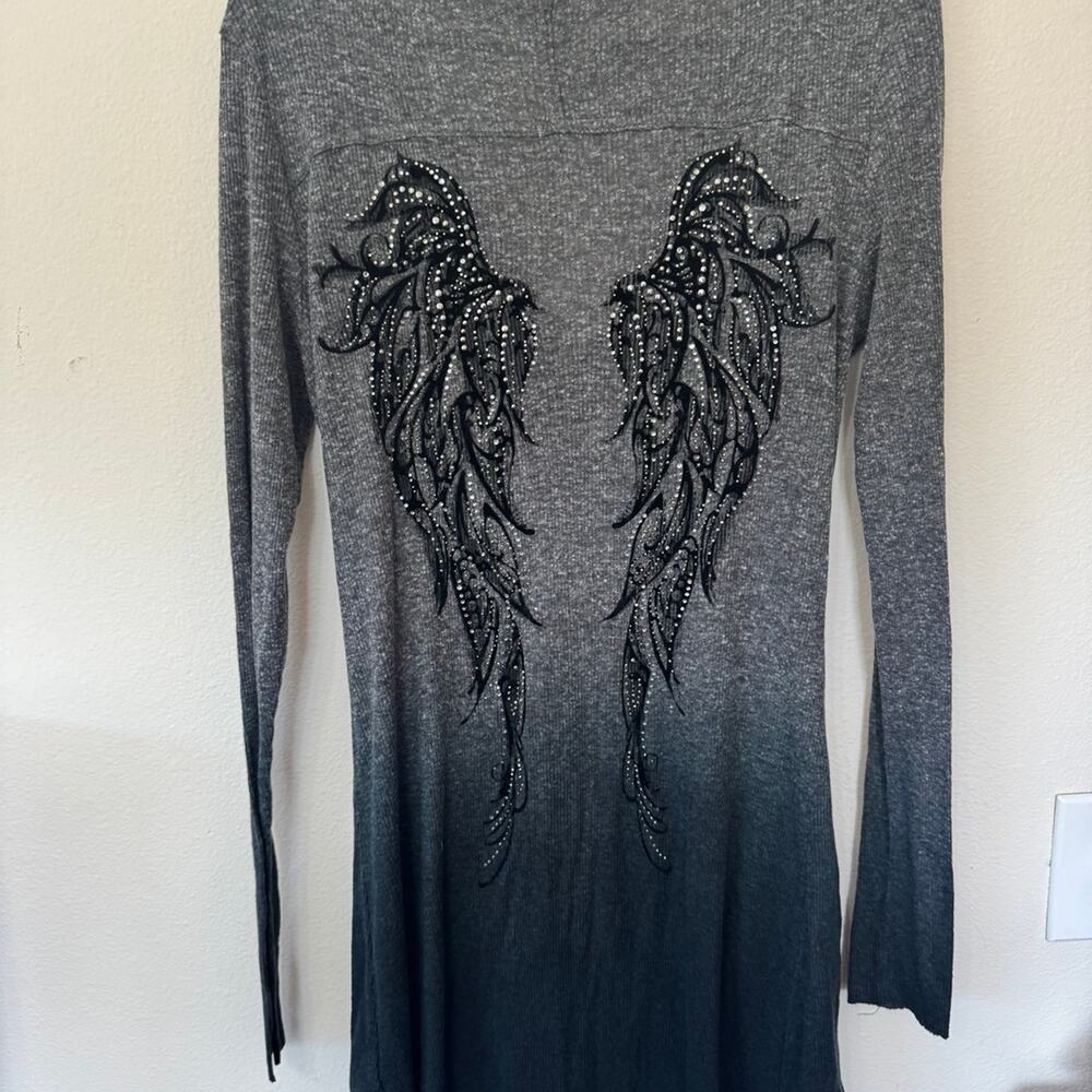 Miss Me cover button up with wings size M RARE! - Picture 2 of 6